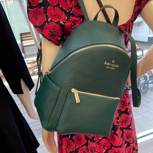 Kate Spade Leila Dome Backpack 
COLOR:
Deep Jade
NWT